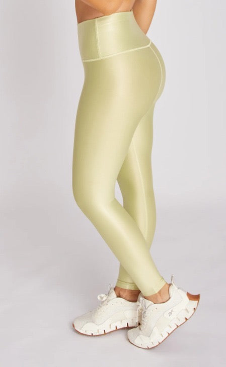 Verde lima legging(metalizado)