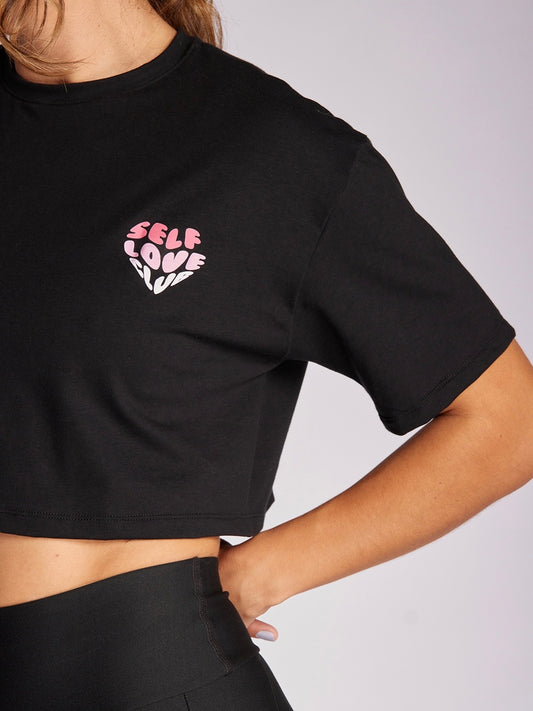 Self love Club Crop Top