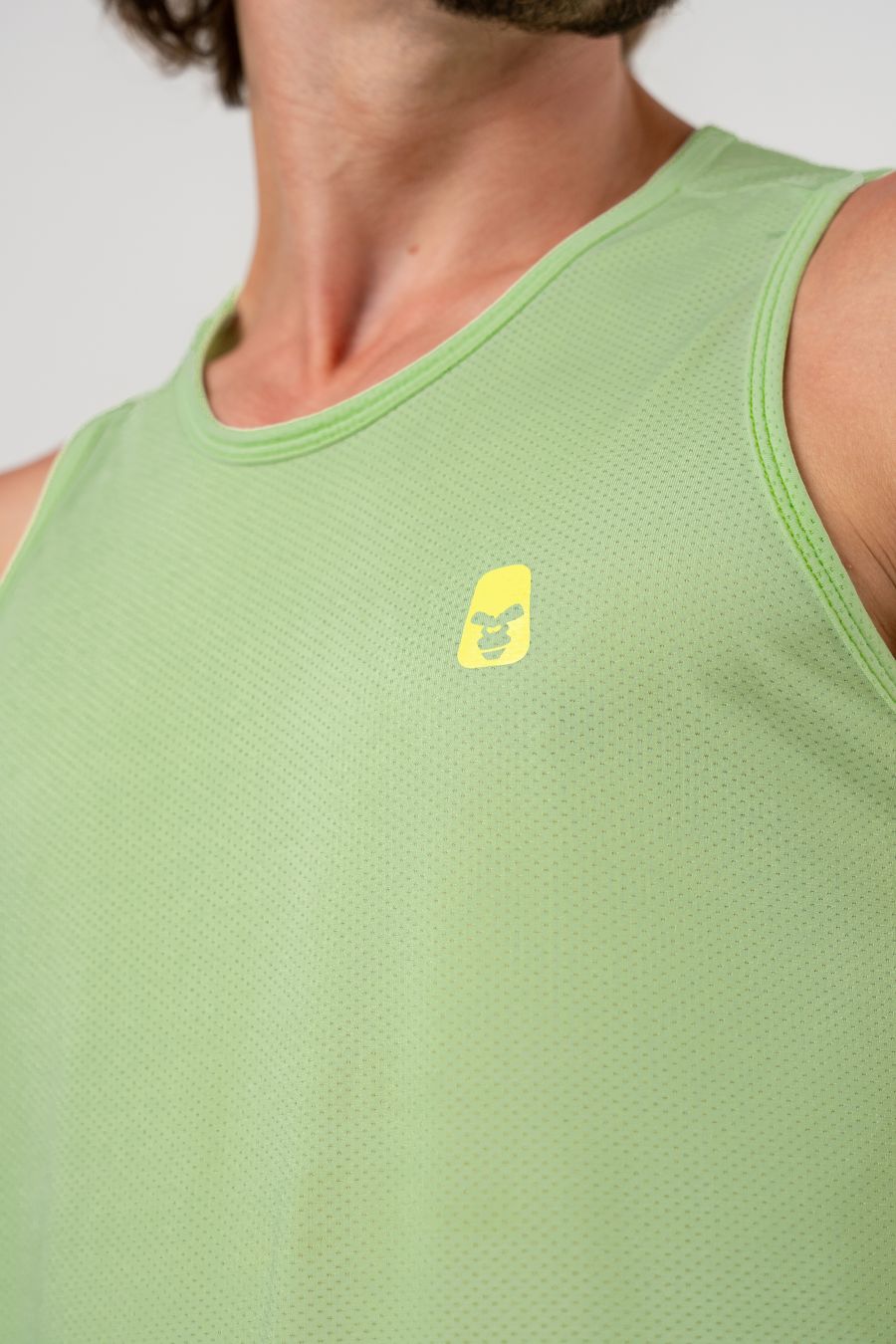 Esqueleto Running Neon Green