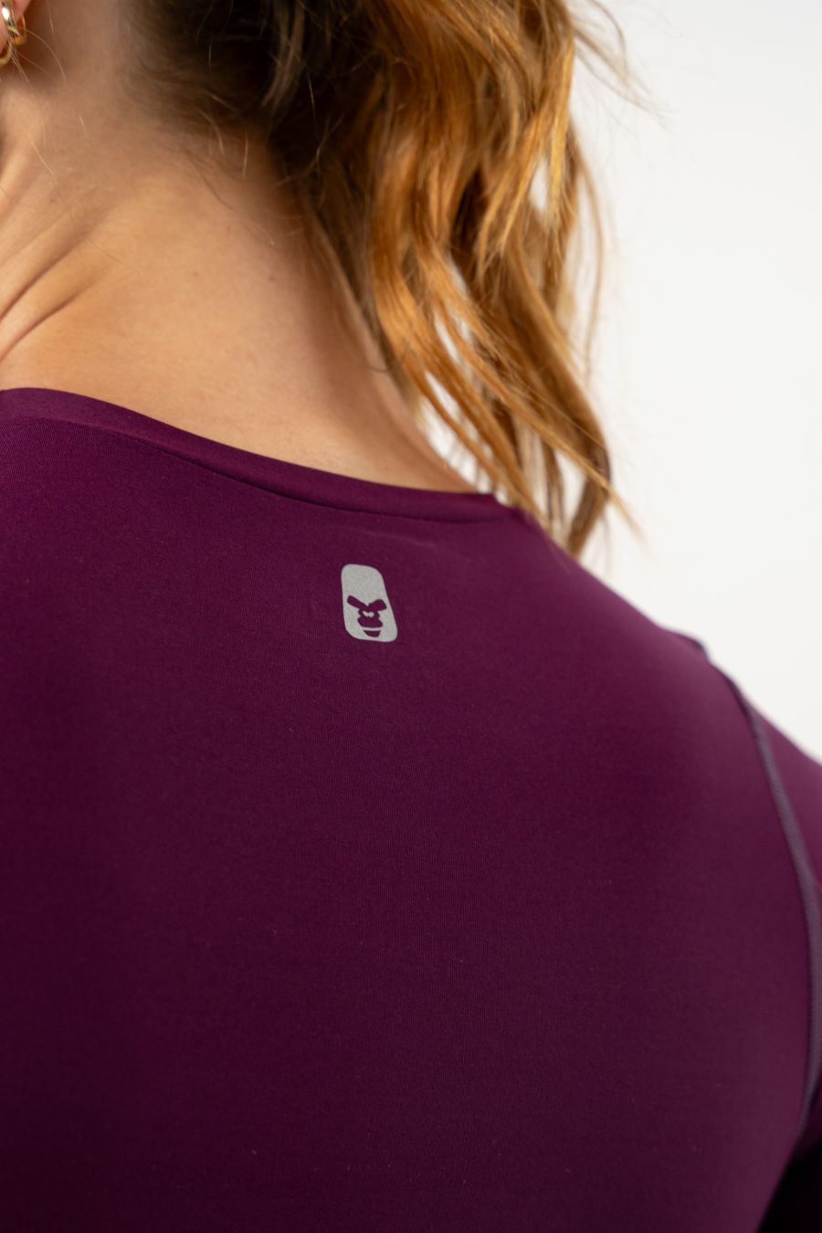 Retro Rush Long Sleeve Top Berenjena